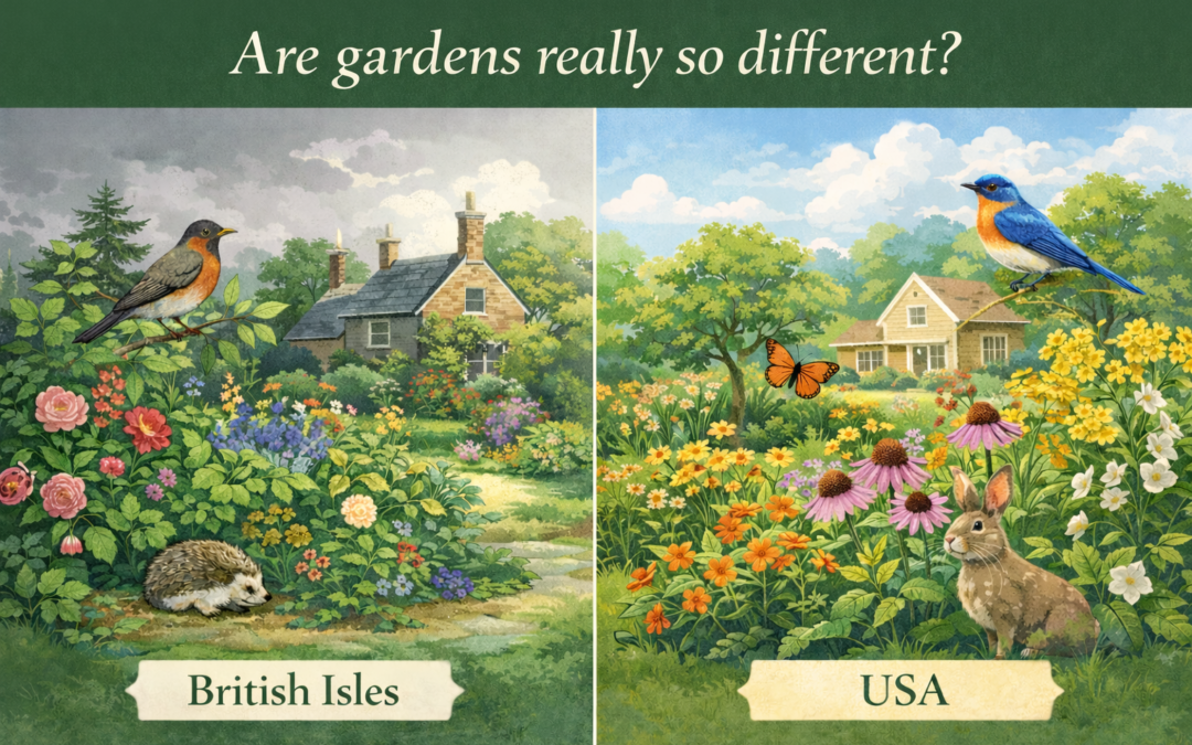 Are gardens in the British Isles and North America really that different?